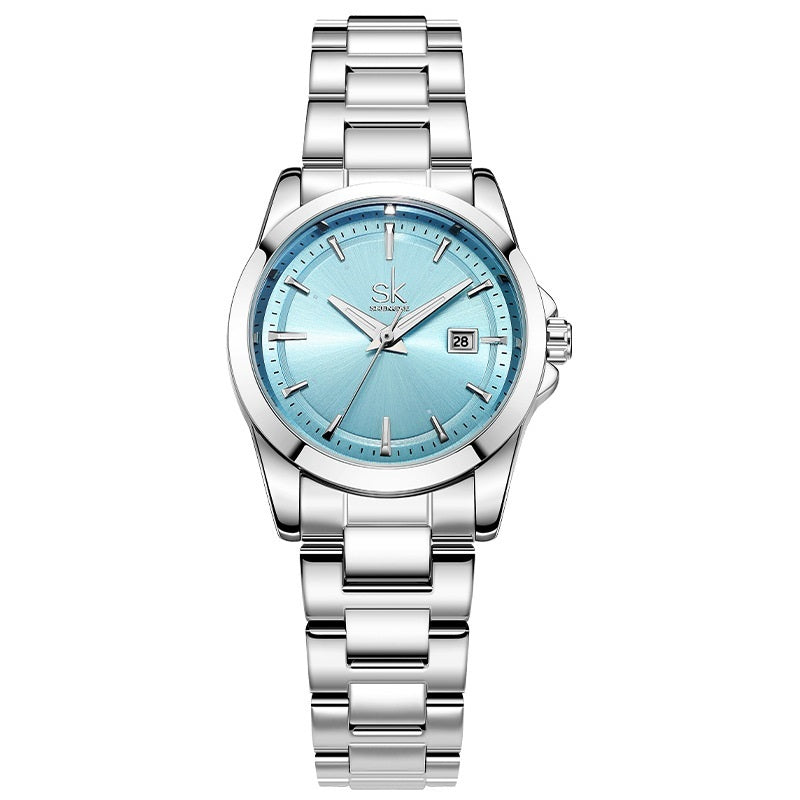 Orologio da donna in acciaio inossidabile di alta qualità impermeabile