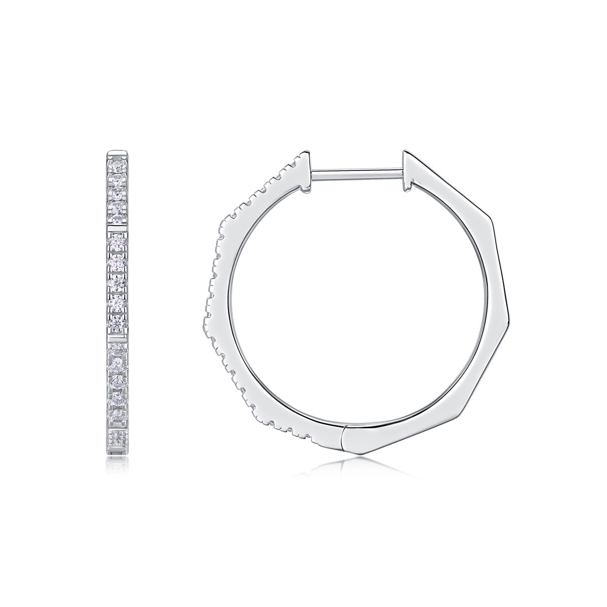 Anello moderno a forma di stella - Set di orecchini e gioielli a bottone alla moda con ciondolo a forma di cuore.