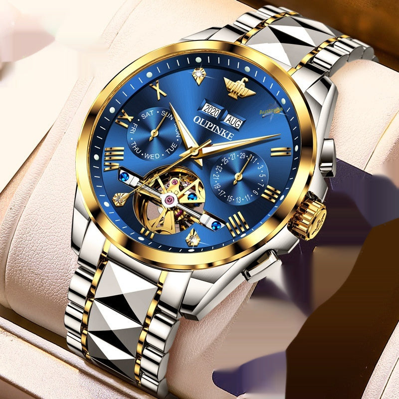 Orologio da uomo impermeabile automatico meccanico Tide