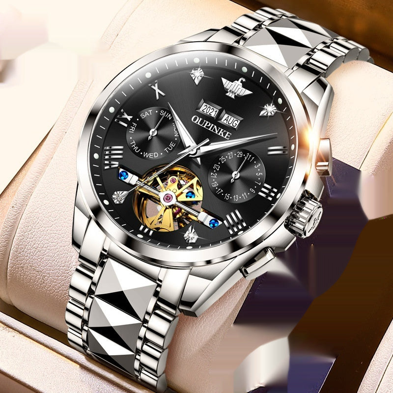 Orologio da uomo impermeabile automatico meccanico Tide
