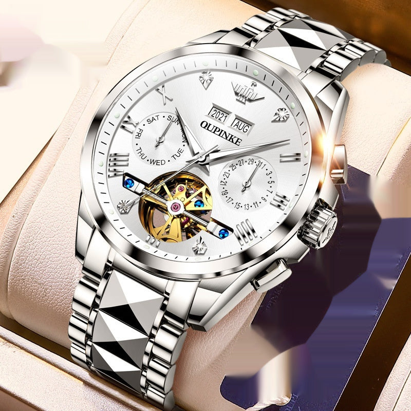 Orologio da uomo impermeabile automatico meccanico Tide