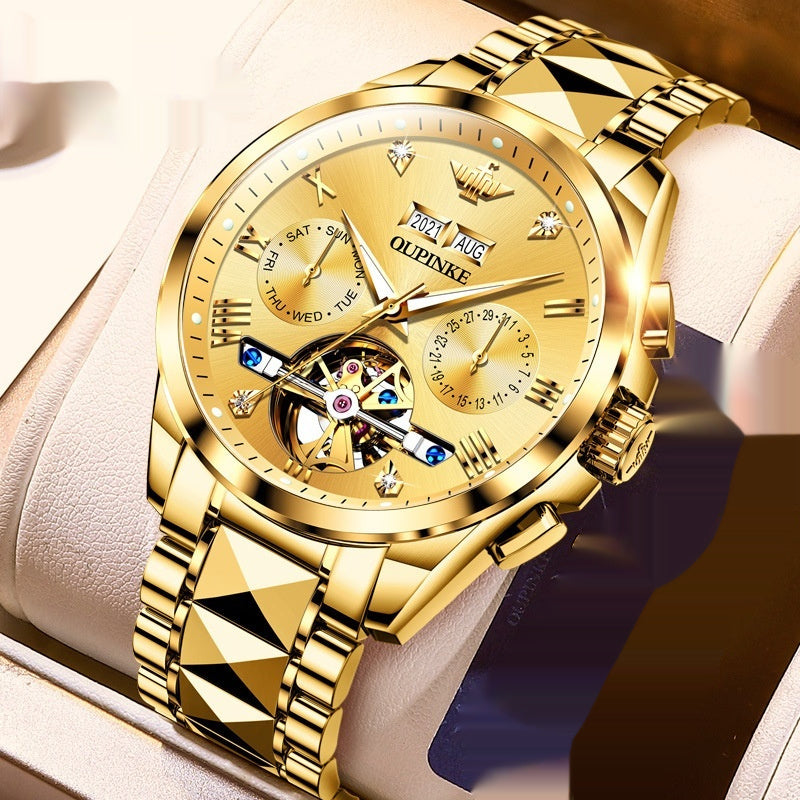 Orologio da uomo impermeabile automatico meccanico Tide