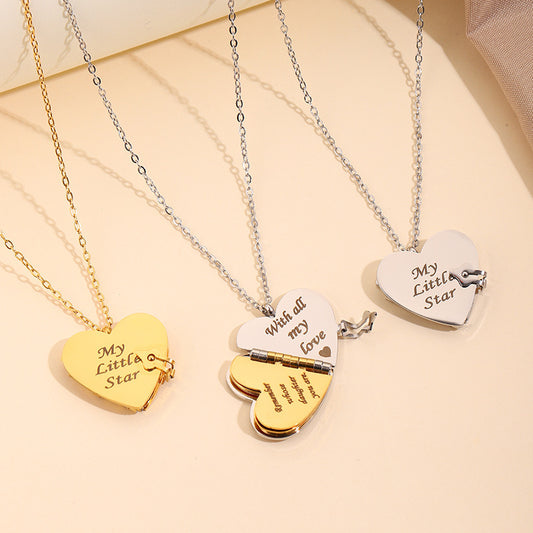 Collana Love Titanium Steel per donna