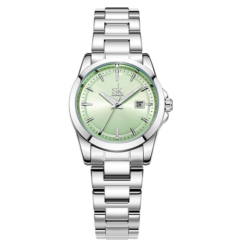 Orologio da donna in acciaio inossidabile di alta qualità impermeabile
