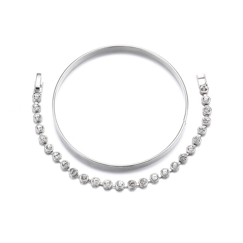 Braccialetto vintage in oro e diamanti