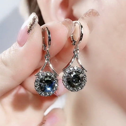 Orecchini in stile europeo e americano con strass personalizzati