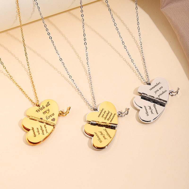 Collana Love Titanium Steel per donna