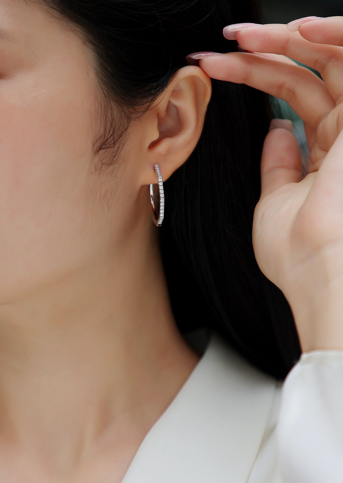 Anello moderno a forma di stella - Set di orecchini e gioielli a bottone alla moda con ciondolo a forma di cuore.