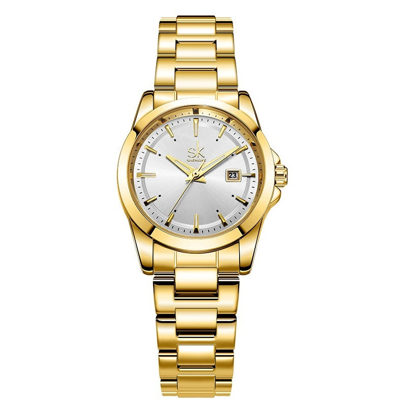 Orologio da donna in acciaio inossidabile di alta qualità impermeabile
