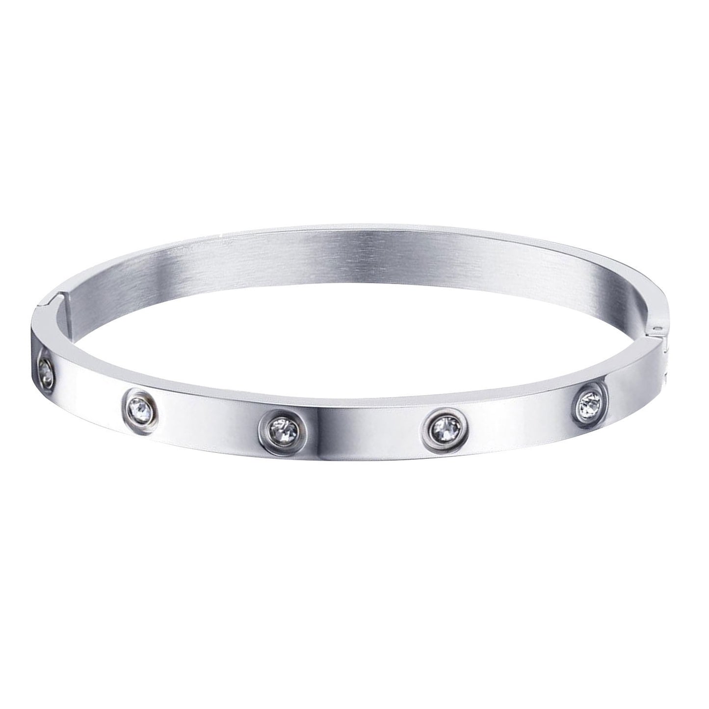 Bracciale in acciaio inossidabile lucido