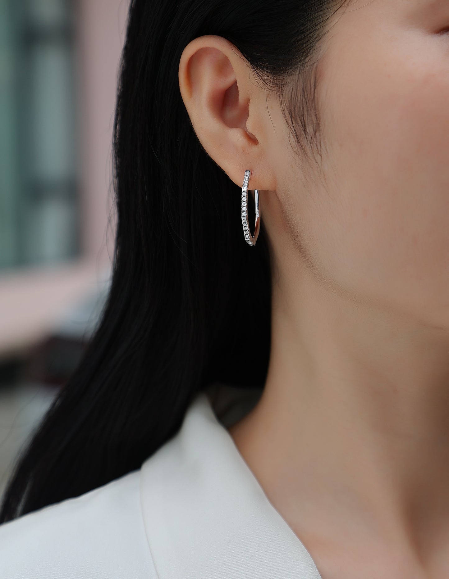 Anello moderno a forma di stella - Set di orecchini e gioielli a bottone alla moda con ciondolo a forma di cuore.