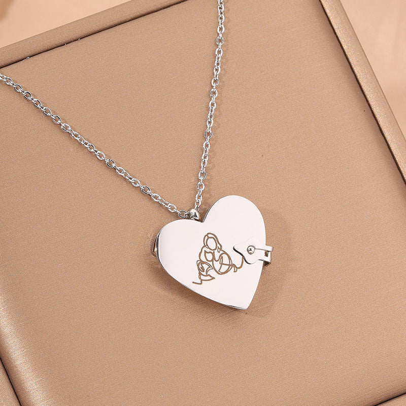 Collana Love Titanium Steel per donna